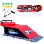 Rampes de skatepark - swarey - mini finger skateboard playset - multicolore - mixte - a partir de 3 ans ...
