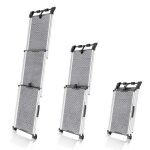 Rampe tlescopique extensible pour grands chiens - priorpet - gris - 90 kg - antidrapante - rtractable ...