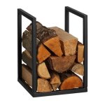 Relaxdays porte - bûches métal h x l x p : 40 x 30 x 30 cm rangement intérieur empilage bois de chauffage ... Relaxdays porte - bûches métal h x l x p : 40 x 30 x 30 cm rangement intérieur empilage bois de chauffage ...