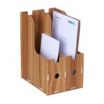 Relaxdays porte - documents 2 compartiments format a4 cahiers & dossiers bureau et cole range - magazines ...