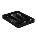 Relaxdays rangement � couverts compartiments de tiroirs avec 4 blocs les ustensiles de cuisine 45x26x36 ...