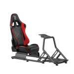 Cockpit simracing - ranqer - sige baquet - acier - cuir pu - rglable en hauteur