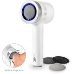 Rpe lectrique anti - callosits silkn vacupedi avec aspiration intgre et 2 rpes incluses