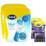 Rpe electrique - scholl - velvet smooth - lot de 2 - 2 rouleaux de remplacement - exfoliation ultra