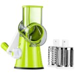 Rpe  lgumes - multifonctions coupe - lgumes manuel - avec 3 lames cylindriques en acier ioxydable ...