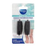 R�pe pour p�dicure - steripan - rouleaux pour r�pe �lectrique - 2 recharges - grains fins et gros grains ...