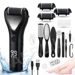 Râpe à pieds electrique rechargeable ipx7 Étanche 3 vitesses avec Éclairage kit de pédicure professionnel ... Râpe à pieds electrique rechargeable ipx7 Étanche 3 vitesses avec Éclairage kit de pédicure professionnel ...