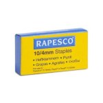 Agrafes 4 mm - rapesco - ap510vz3 - boite de 1000 - m�tal - fournitures de bureau