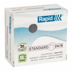 Rapid bote de 5000 agrafes 24 / 6mm standard