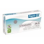 Rapid bote de 5000 agrafes 26 / 6mm standard