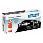 Agrafes - rapid - 26 / 8 + superstrong - 5000 pices - acier ultra solide - pour 50 feuilles