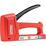 Rapid - r53 - agrafeuse manuelle murale co - responsable pour bois et tissus dameublement pour agrafes ...