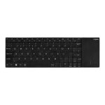 Clavier sans fil rapoo e2710 avec pav� tactile - 2. 4 ghz - noir