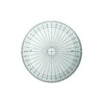 Rapporteur - minerva - n� 1170 - transparent - 20 cm - 360� gradu�