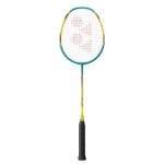 Raquette de badminton yonex nanoflare e13 - turquoise - graphite / aluminium - poids 3u - grip g5
