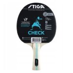 Raquette de ping - pong stiga check r3254 - noir - adulte - mixte