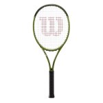 Raquette de tennis wilson blade feel 100 - noir / vert - taille 3