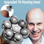 Rasoir electriques hommes 7 têtes rotatives tondeuse cheveux barbe chauve sans fil étanche intelligent ... Rasoir electriques hommes 7 têtes rotatives tondeuse cheveux barbe chauve sans fil étanche intelligent ...