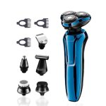 Rasoir lectrique hommes3d rechargeable rasoir homme avec tondeuse  barbe 6 - en - 1ipx6 100% tanche ...