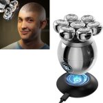 Rasoir électriques hommes 7 têtes rotatives tondeuse barbe chauve sans fil étanche marque intelligente ... Rasoir électriques hommes 7 têtes rotatives tondeuse barbe chauve sans fil étanche marque intelligente ...