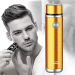 Rasoir �lectriques hommes mini portable rotatif tondeuse � barbe rechargeable usb �tanche voyage classique ...