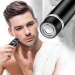 Rasoir hommes lectriques mini rotatives tondeuse  barbe pilateur rechargeable usb portable voyage ...