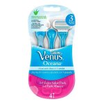Rasoirs jetables - gillette - venus oceana - femme - 4 unit�s - design ergonomique