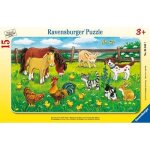 Ravensburger puzzle cadre 15 pi�ces - animaux de la ferme d�s 3 ans 297 x 19 cm
