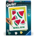 Ravensburger ? creart 18x24 cm ? adulte ? peinture par num�ros ? melon ? activit� d�tente et cr�ative ...