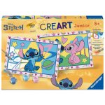 Ravensburger ? creart junior ? num�ro dart ? stitch ? kit de peinture par num�ros ? d�s 5 ans ? 12023214 ...