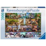 Ravensburger - magnifique monde animal - puzzle 2000 pi�ces - flora & fauna - mixte