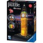Ravensburger - puzzle 3d - big ben de nuit - 216 pices