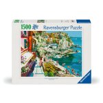 Ravensburger - puzzle adulte - puzzle 1500 pi�ces - romance aux cinque terre - d�s 14 ans - puzzle de ...