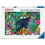 Ravensburger - puzzle adulte 3000 pi�ces - panth�re dans la jungle - d�s 14 ans - puzzle de qualit� sup�rieure ...