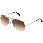 Ray ban lunettes de soleil aviator or mixte