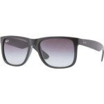 Ray ban lunettes de soleil homme modle rb4165 601 / 8g - monture en propionate noir - verres gris dgrads ...