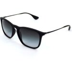 Ray ban lunettes de soleil homme modle rb4187 - catgorie 3 - noir mat - verres gris dgrads