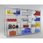 Rayonnage tl galvanis universel - manorga - epsilon - blanc - industriel - 1000x600mm - 5 niveaux