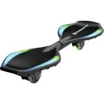 Skateboard - razor - ripster lightshow - noir - 4 roues - 20 led intgres