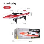 Rc bateau de course controle a distance telecommande avec equipement de refroidissement a eau jouet adulte ...