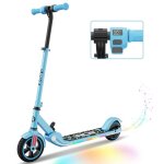Rcb r11s trottinette �lectrique enfants �cran led n�ons color�s vitesse et hauteur r�glables cadeau id�al ...