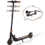 Rcb r15 trottinette lectrique pliable enfant ge 8 - 12 - 16 ans seul 755 kg hauteur ajustable cadeau ...