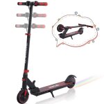 Rcb r15 trottinette lectrique pliable enfant ge 8 - 12 - 16 ans seul 755 kg hauteur ajustable cadeau ...