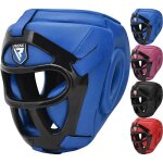 Rdx casque de boxe mma entranement maya hide cuir head guard grille amovible muay thai sparring arts ...