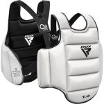 Rdx t2 ce plastron pour le karaté certifié protège poitrine rembourré noir / blanc Rdx t2 ce plastron pour le karaté certifié protège poitrine rembourré noir / blanc