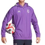 Real madrid coupe vent violet homme adidas 2022 / 23 Real madrid coupe vent violet homme adidas 2022 / 23