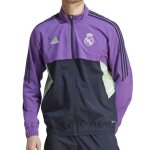 Veste homme real madrid violet adidas 22 / 23 - coupe classique - technologie aeroready Veste homme real madrid violet adidas 22 / 23 - coupe classique - technologie aeroready