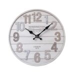 Rebecca mobili horloge murale mdf blanc séjour cuisine 33. 8x33. 8x4 Rebecca mobili horloge murale mdf blanc séjour cuisine 33. 8x33. 8x4
