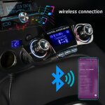 R�cepteur bluetooth - xukey - voiture - 206 canaux fm - fonction mains libres - usb / aux