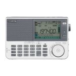 Radio portable - discover - 909x2 - haut - parleur int�gr� 3 - m�moire alphanum�rique - gris clair